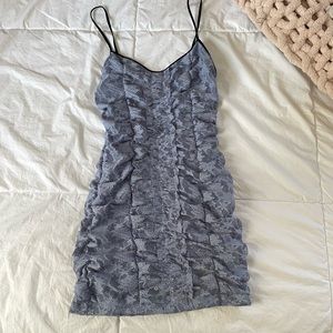 NWOT URBAN OUTFITTERS LACE RUCHED DRESS